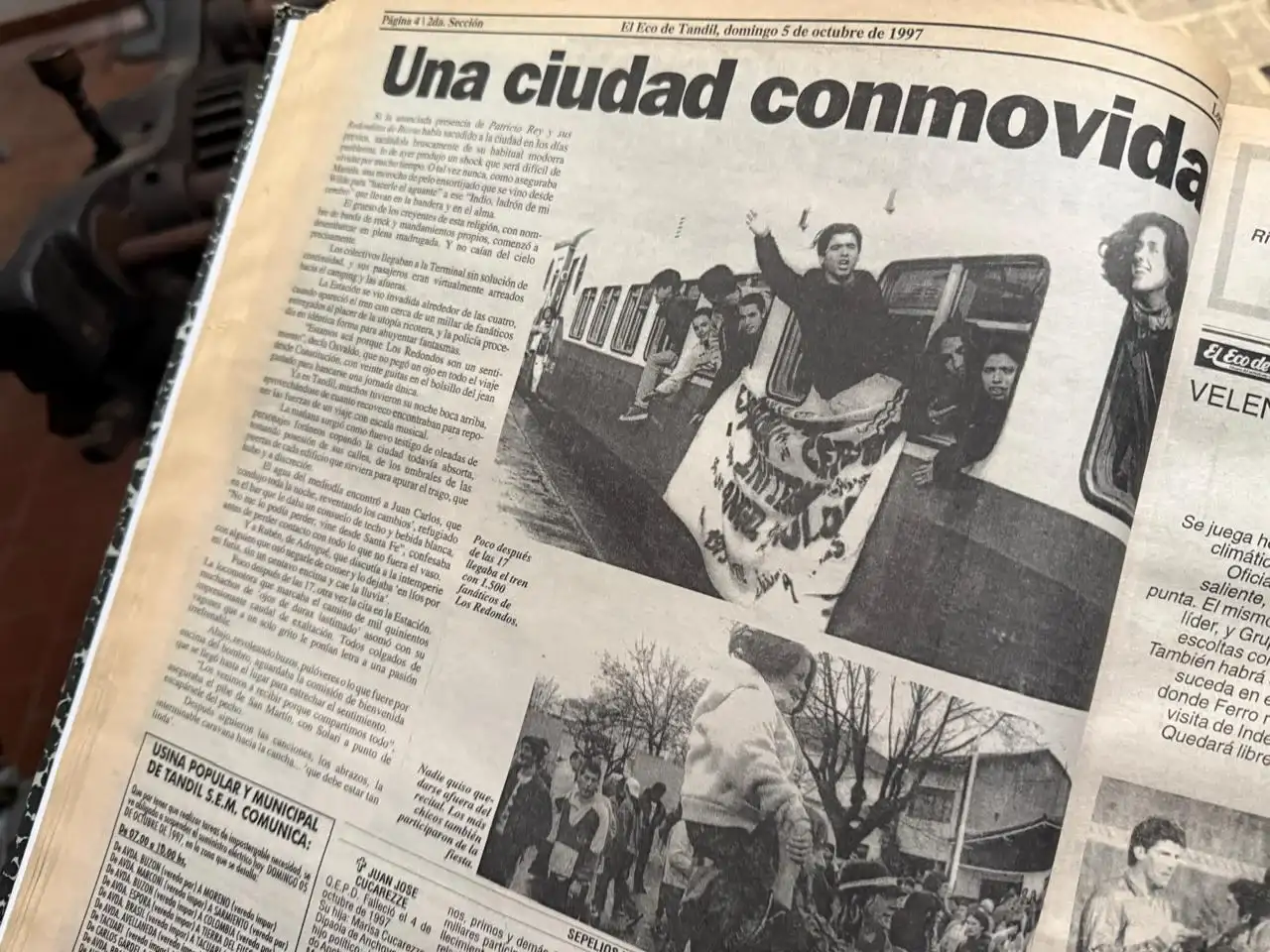 redondos historia tandil archivo el eco indio solari 05-06-26 - 5