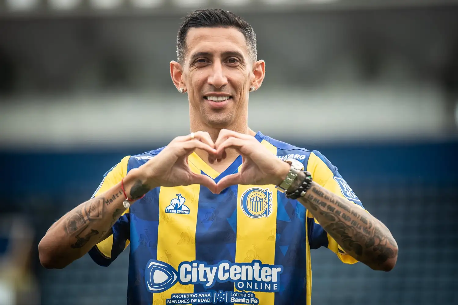 Di María volvió a Central: "Ser campeón con Central es lo único que me falta"