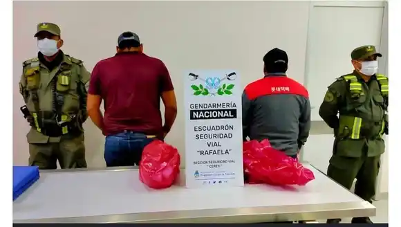 Ruta Nacional 34: detuvieron a dos pasajeros que llevaban más de 160 cápsulas de cocaína dentro de sus cuerpos