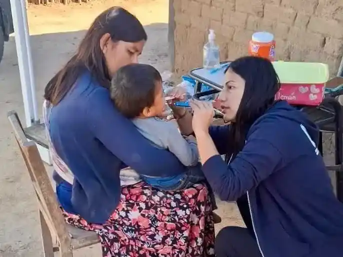 Lote 8: realizan trabajos de 
vigilancia sanitaria en la comunidad