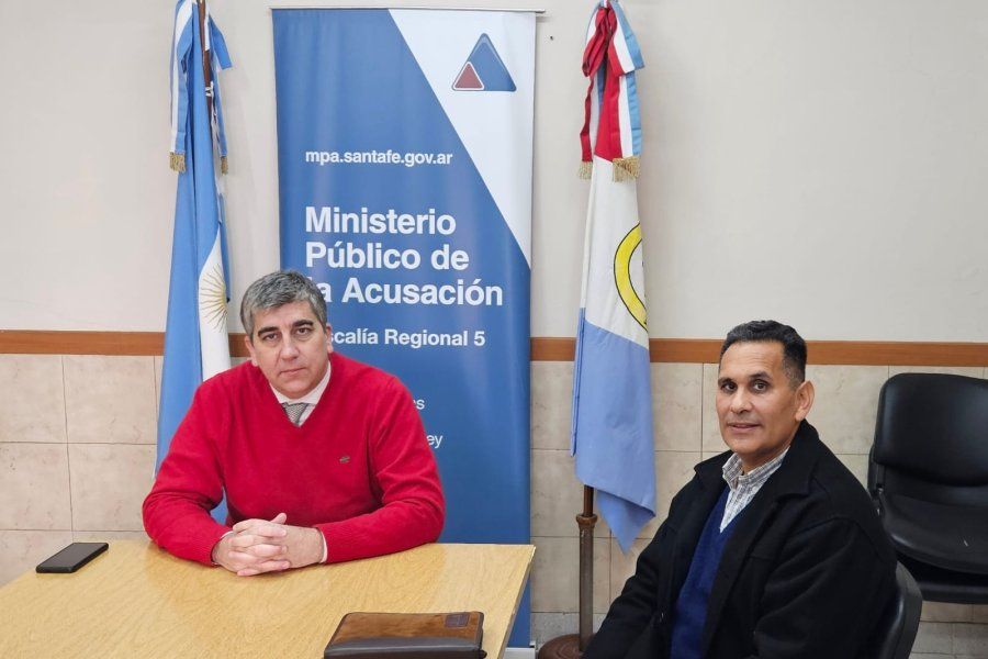 El Fiscal Regional de Rafaela se reunió con el Presidente Comunal de Moisés Ville