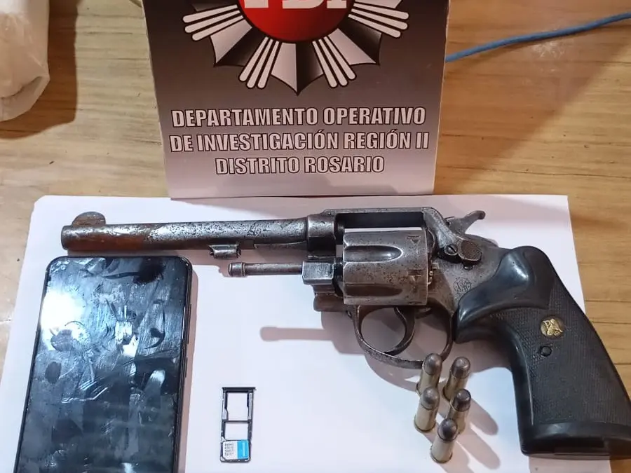 Detuvieron a un hombre con un revólver en Villa Gobernador Gálvez