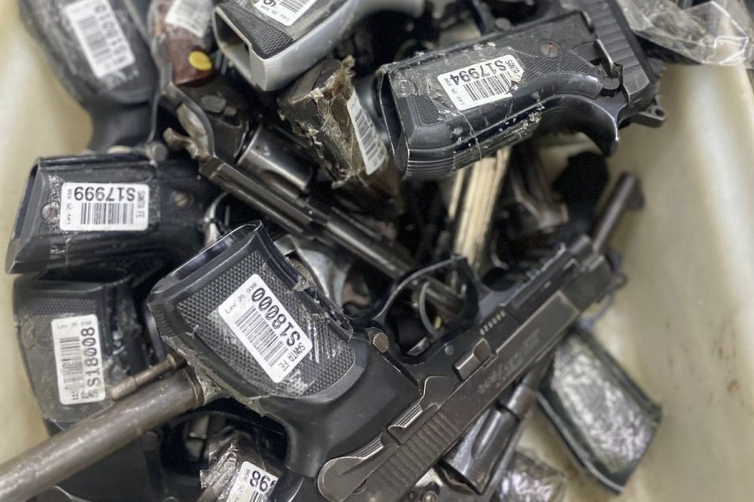 El MPA entregó 1.512 armas de fuego y 15.000 cartuchos para su destrucción