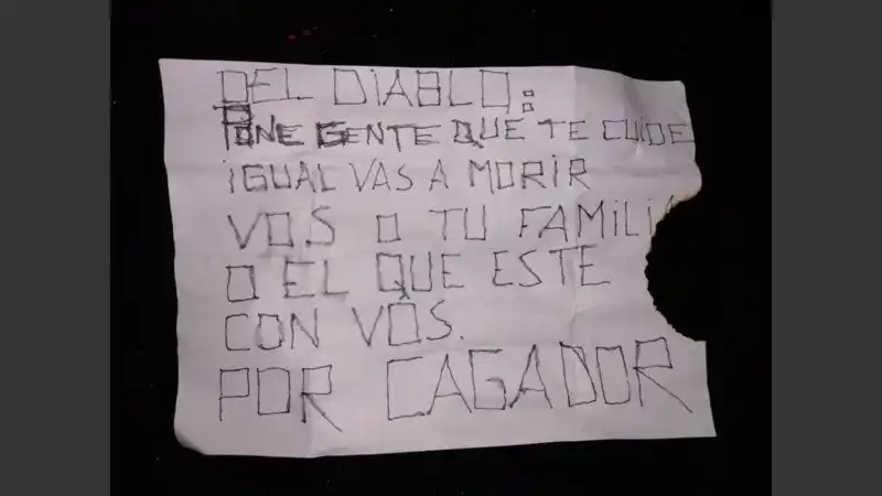 “Vas a morir vos o tu familia”, el mensaje intimidante que recibió un testigo protegido