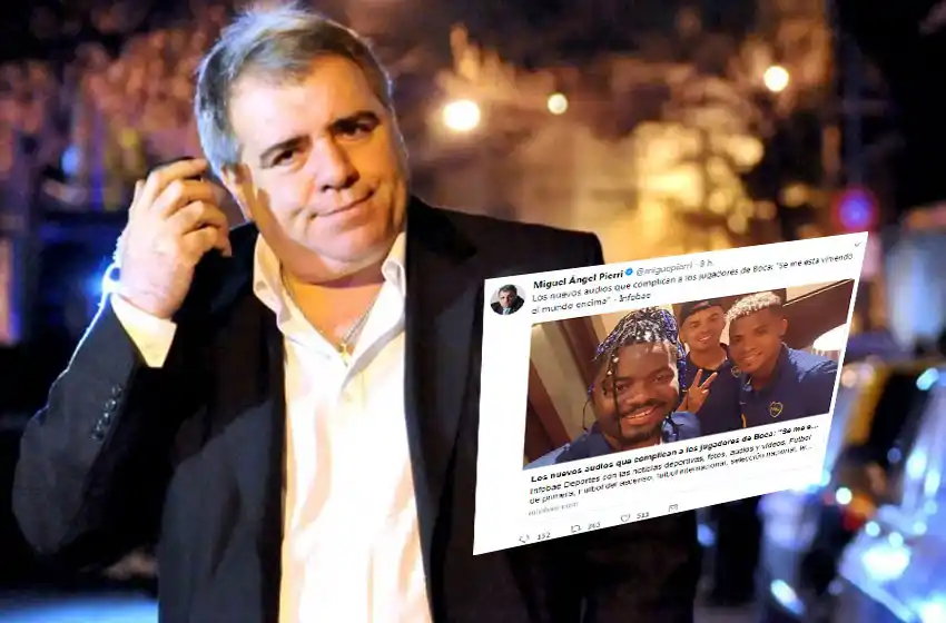 Los insólitos tweets de Pierri en el medio de la polémica