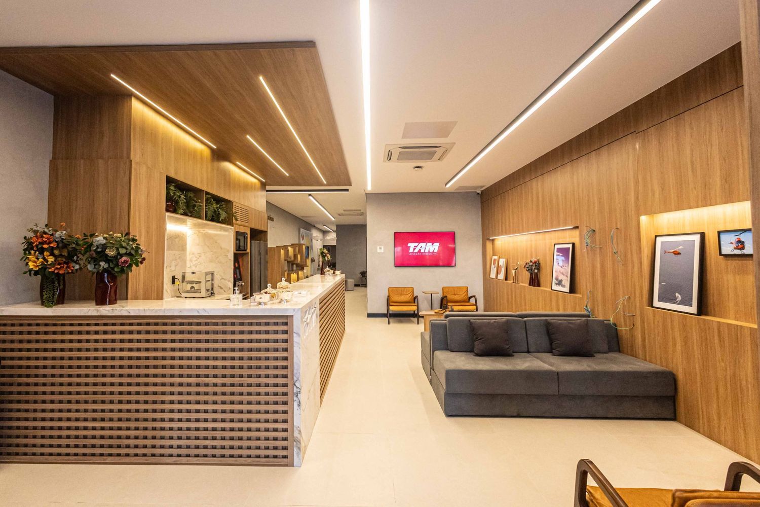 TAM Aviación Executiva Opens New VIP Lounge at Congonhas Airport