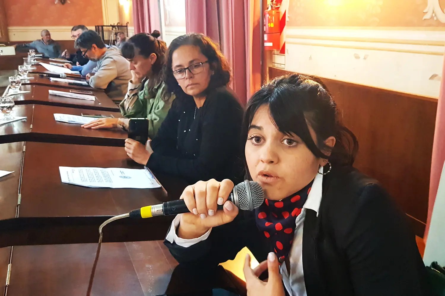 Los ediles oficialistas no pidieron la palabra y simplemente votaron en contra.