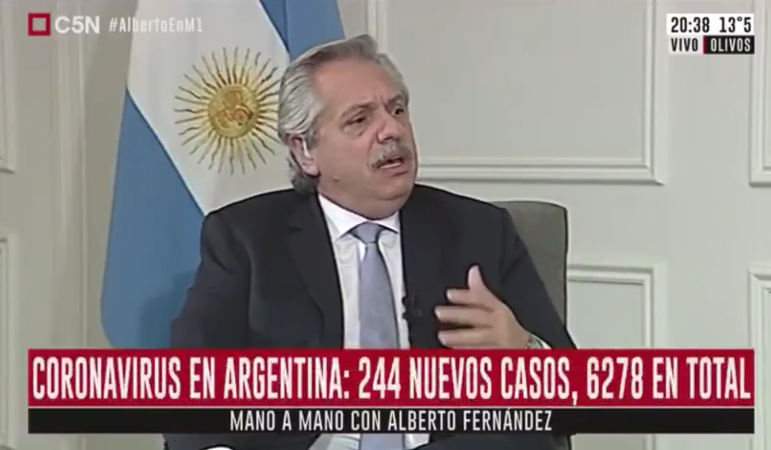Alberto Fernandez: «Es el momento de hacer fuerte nuestra línea de bandera»