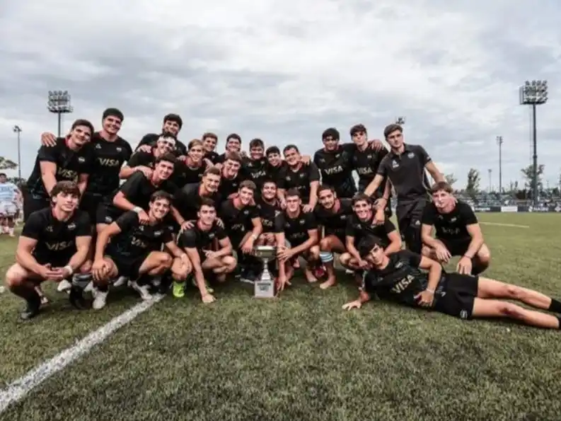 Argentina se coronó campeón del Sudamericano U18 con el rafaelino Fede Narváez en su plantel. Foto: UAR