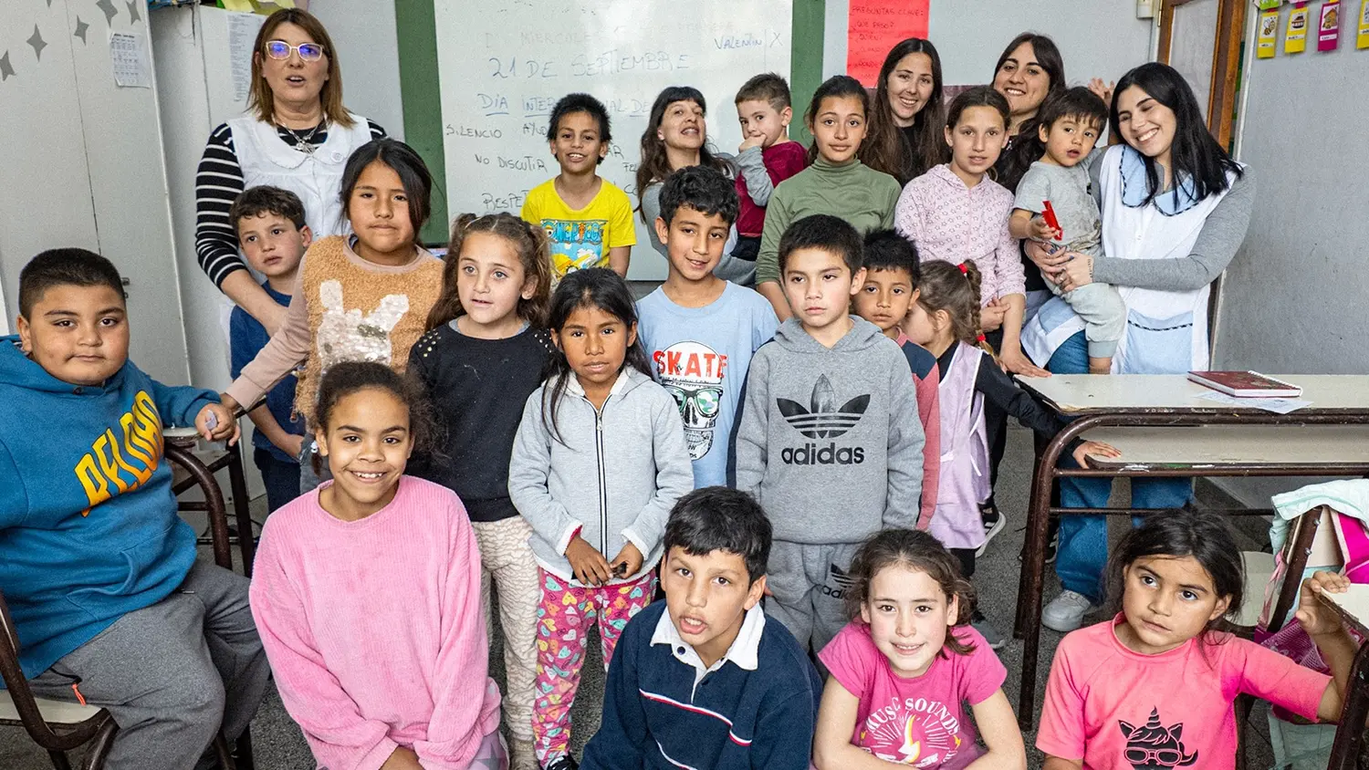 Los chicos. Entusiasmo con la experiencia periodística