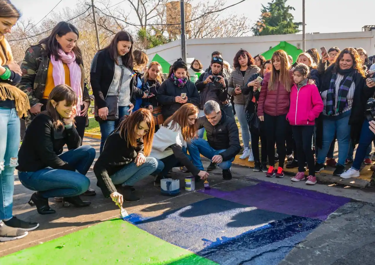 Zabaleta y Donda celebraron una jornada por los derechos y la diversidad en Hurlingham