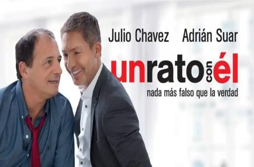 Julio Chavez y Adrián Suar llegan a la ciudad con “Un rato con él”