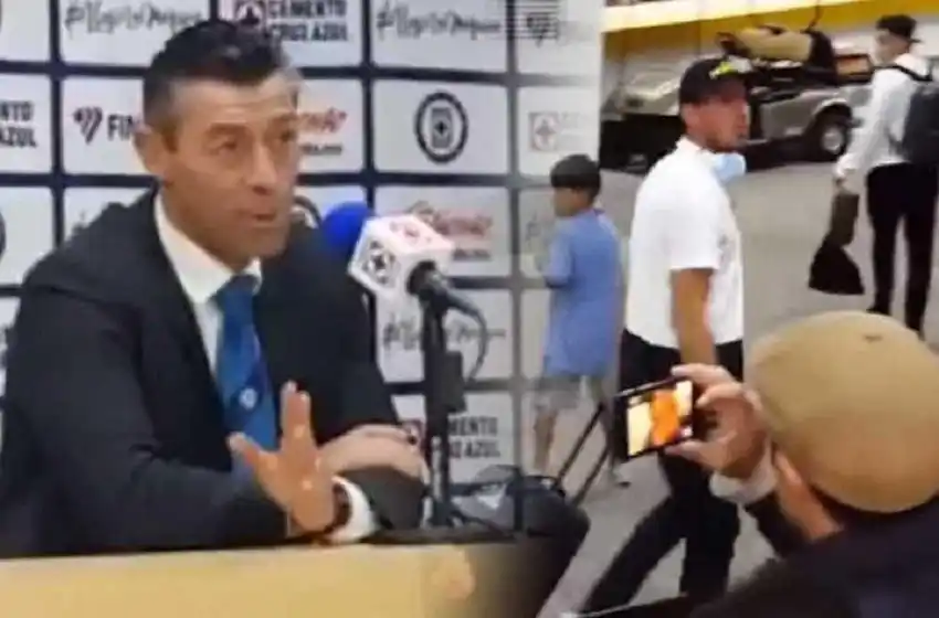 Guzmán, furioso contra el DT de Cruz Azul: «¡Bobo, irrespetuoso!»