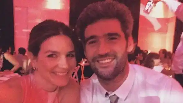 Marcela Kloosterboer y su esposo, a un mes de la internación