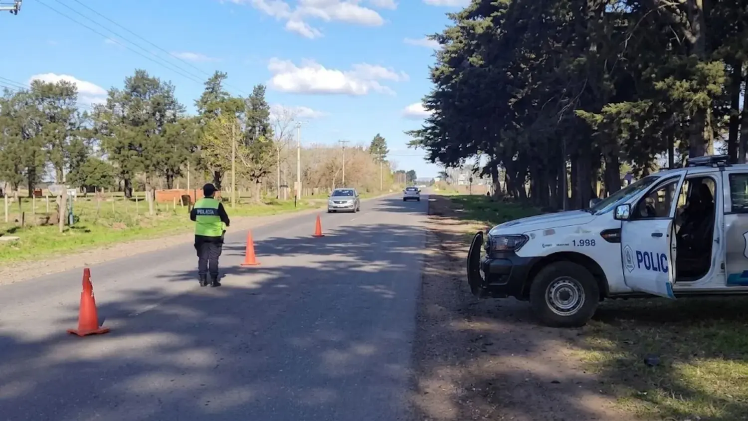 Los operativos se dieron en diferentes puntos del distrito, como los accesos a las localidades.