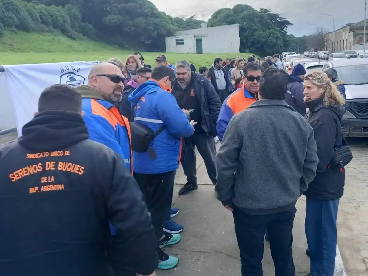 Satisfacción. La de serenos de buques bonaerenses por el dictamen realizado por el gobierno de Kicillof.