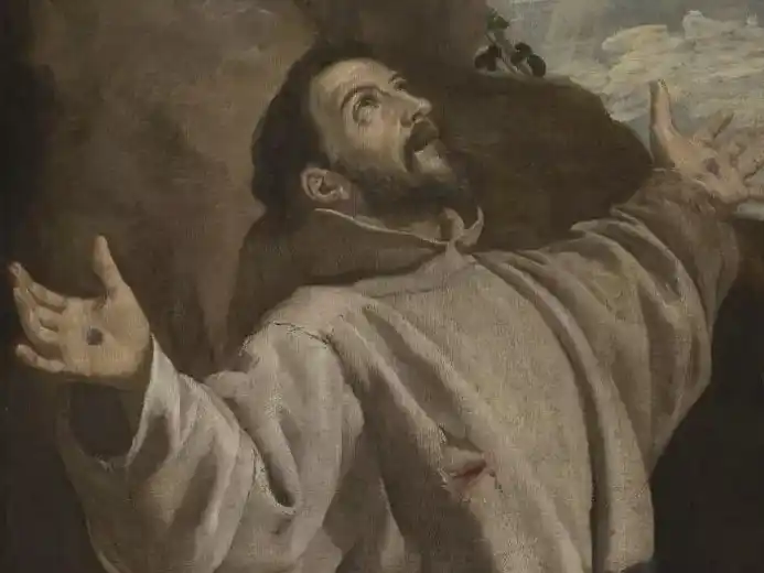 San Francisco de Asís recibiendo los estigmas. Museo del Prado