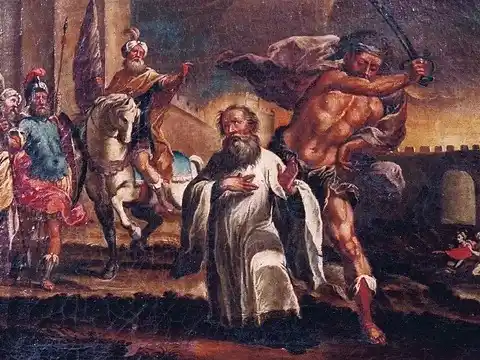 El martirio de San Eulogio.