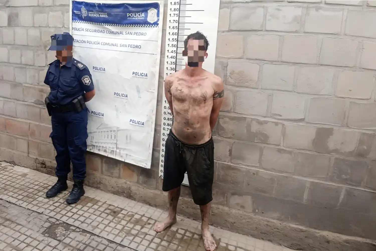El hombre de 35 años detenido en la calle Litoral al 2900