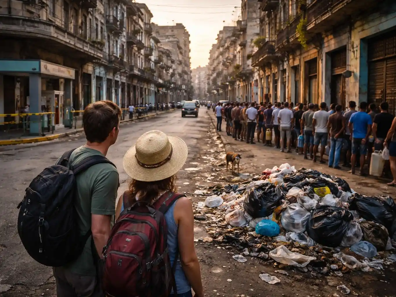 La Cancillería alertó sobre el deterioro de las condiciones de vida en la isla y pidió a los argentinos extremar precauciones.