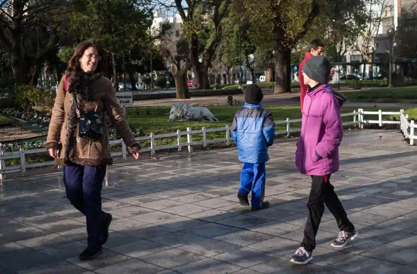 Un domingo fresco como anticipo de una semana invernal