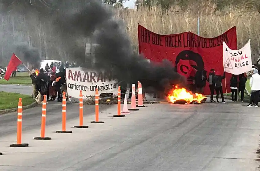 Una mañana con protestas y reclamos en Mar del Plata