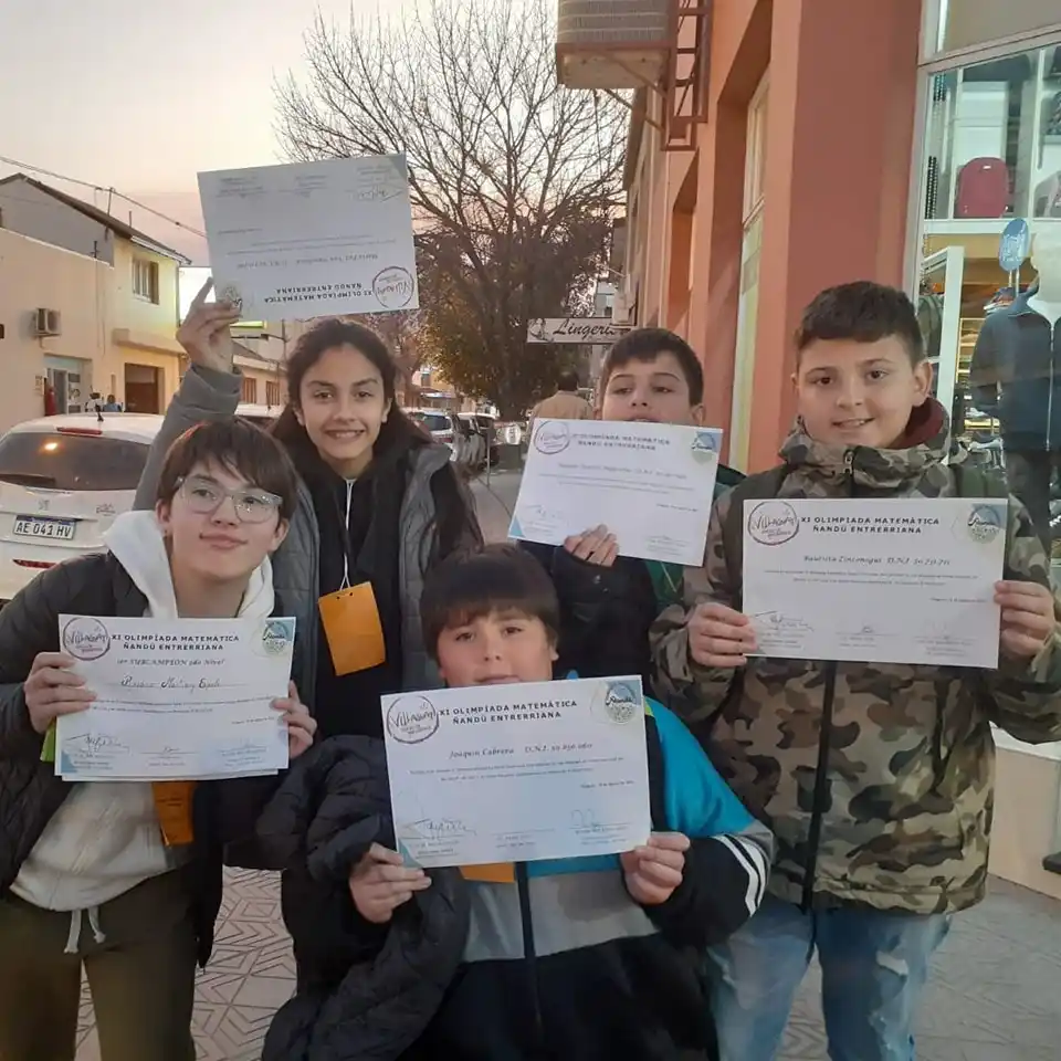 Estudiantes de Gualeguay participaron en las Olimpíadas Matemáticas