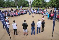 A puro ritmo se celebró el día de los Derechos de las personas con discapacidad