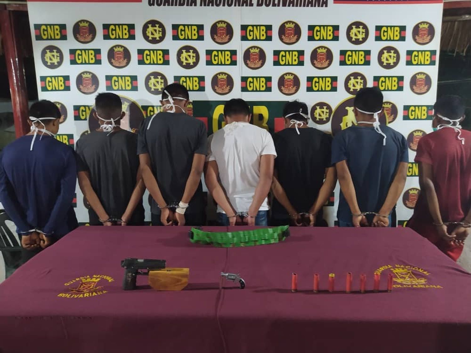 Capturados “Los Piratas de Betania” con armas y restos humanos calcinados