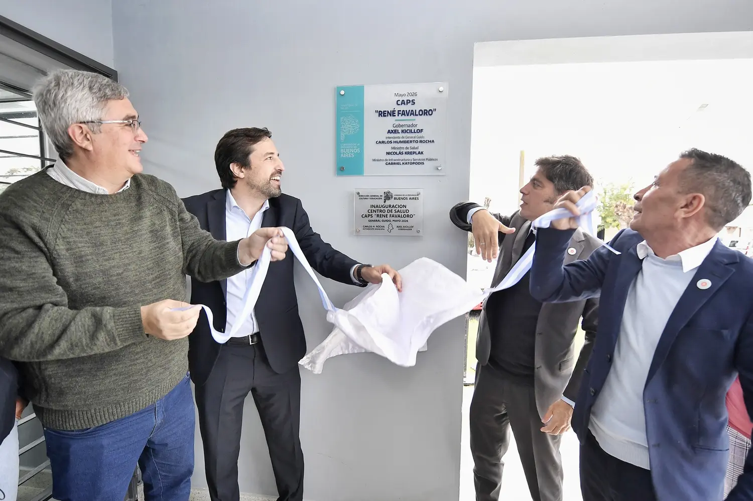 Kicillof inauguró un CAPS en General Guido