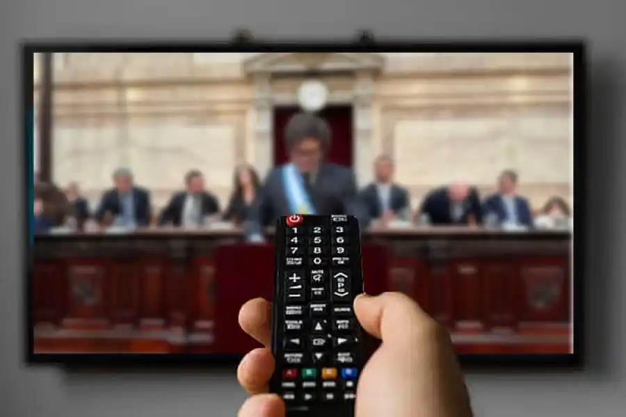 ¿Cuánto midió el rating de la cadena nacional de Milei?