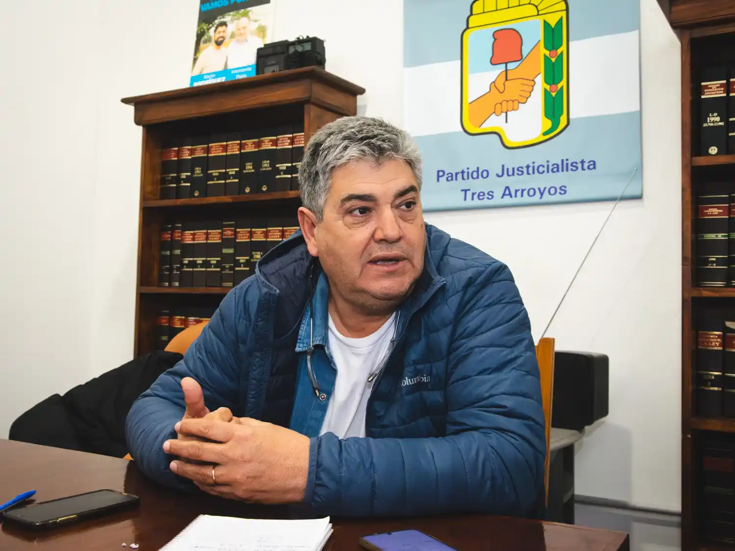 Alejandro Barragán, presidente del Partido Justicialista de Tres Arroyos