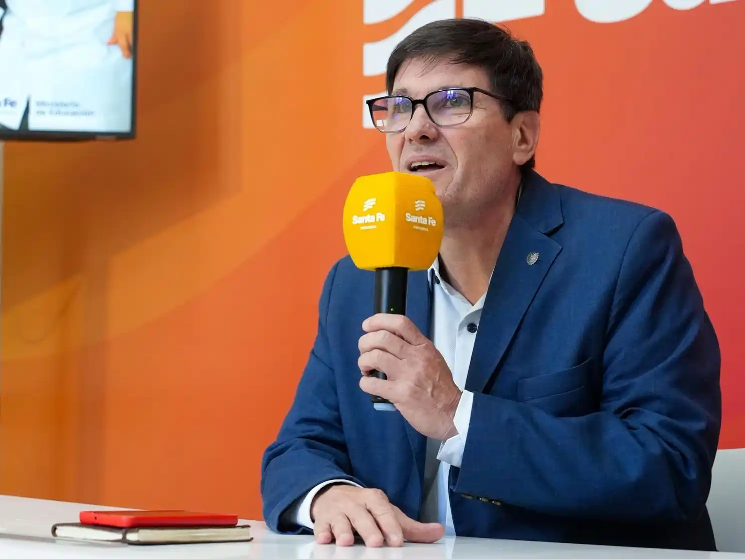 Ministro de Educación de Santa Fe, José Goity.