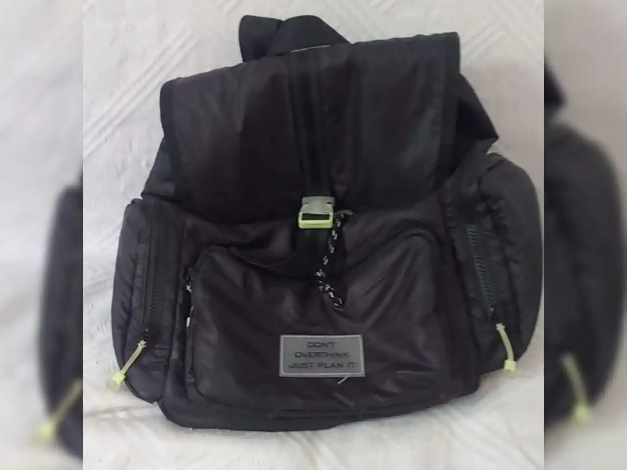 Se encontró una mochila negra