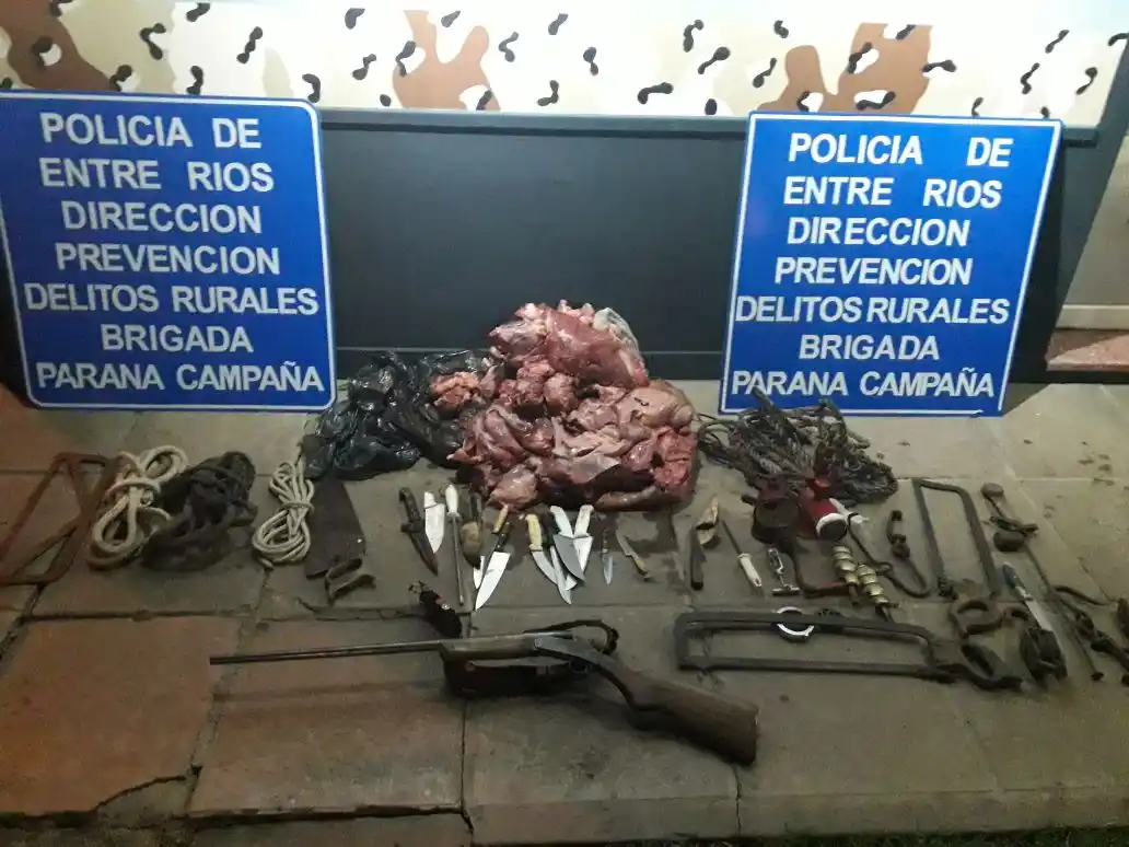 En Viale realizaron cinco allanamientos por abigeato