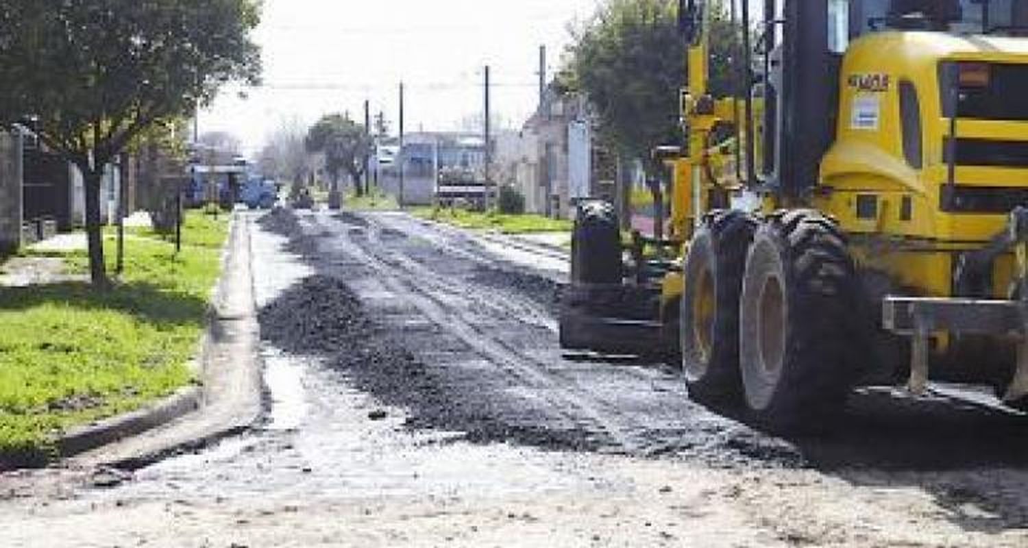 Volvió la pavimentación