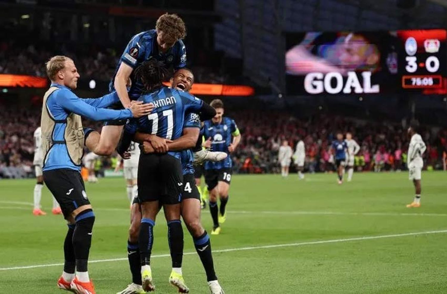 Atalanta goleó al Bayern Leverkusen y se consagró campeón de la Europa League