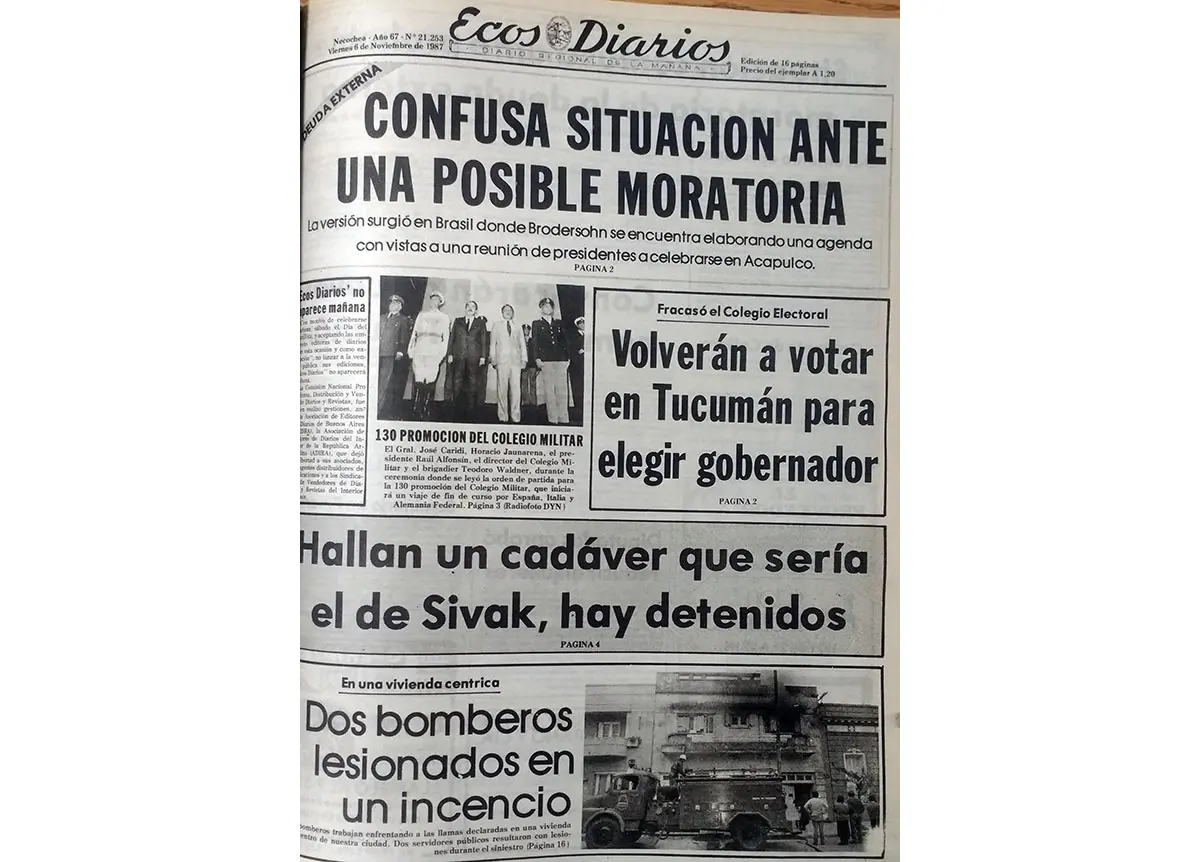 Viernes 6 de noviembre de 1987