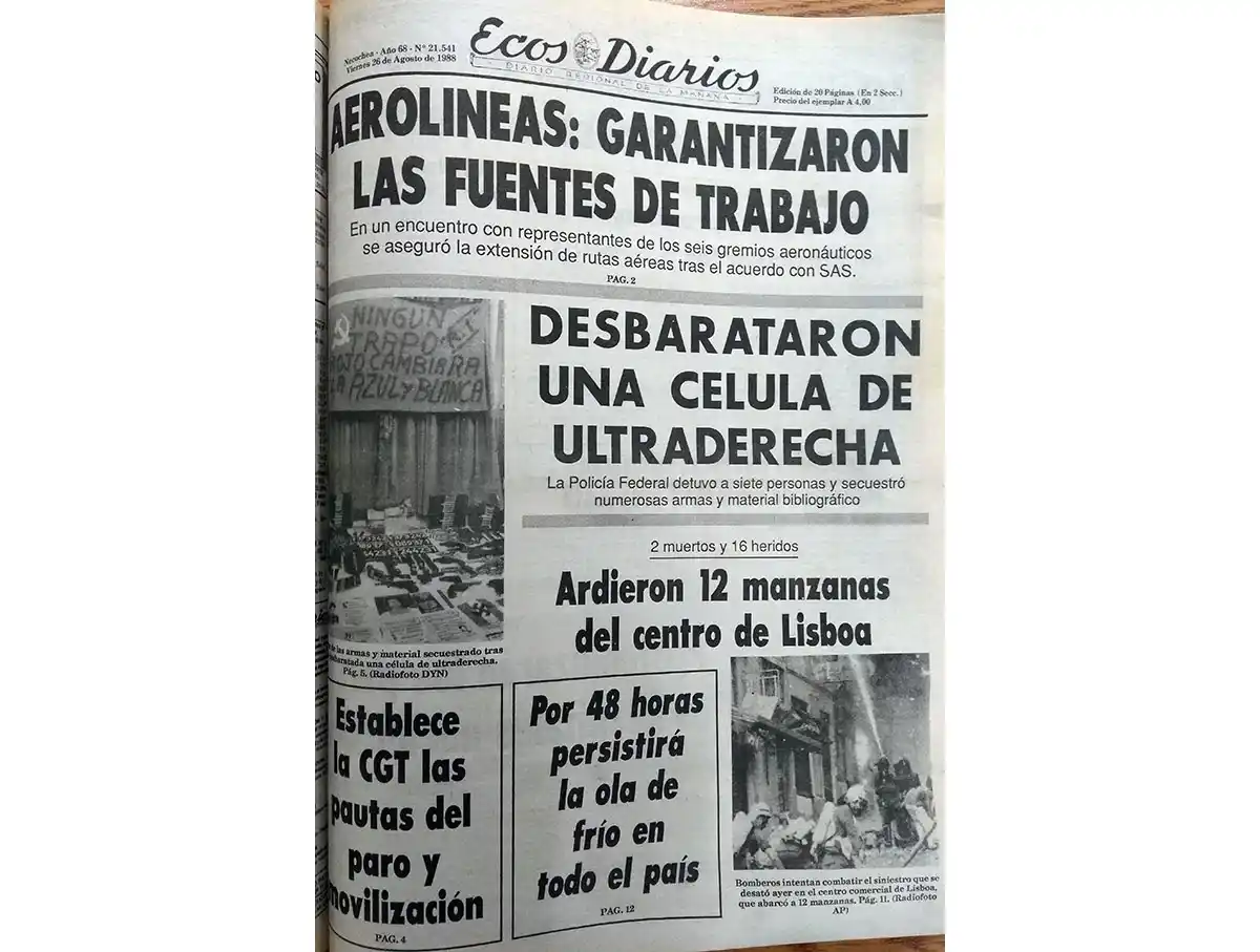 Viernes 26 de agosto de 1988