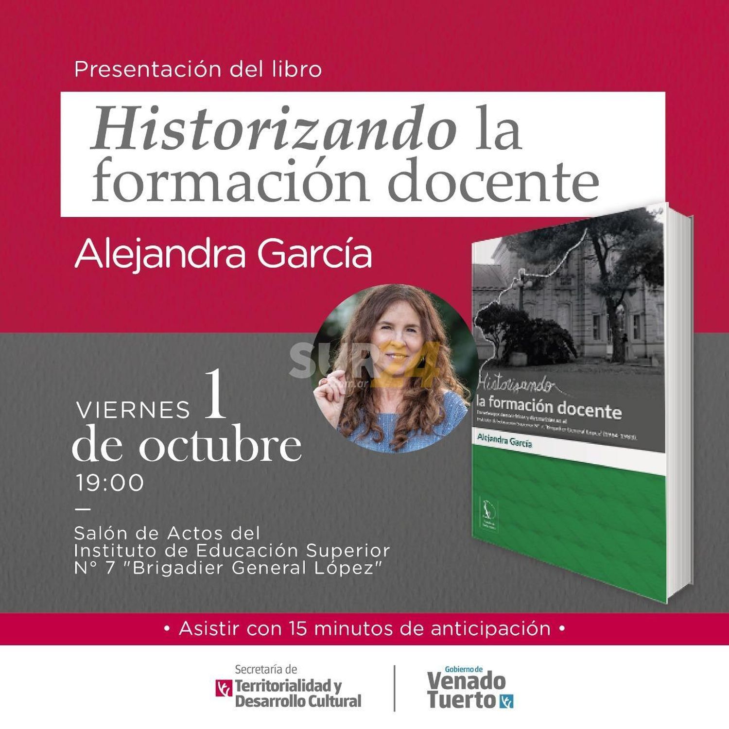 Alejandra García presenta su libro “Historizando la formación docente”