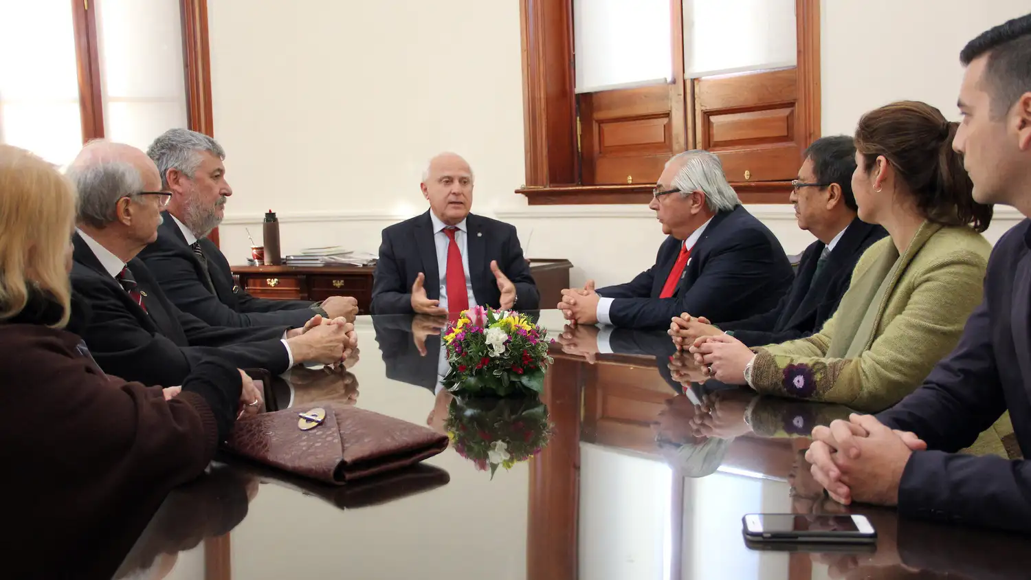 Lifschitz recibió a autoridades del Club de Leones