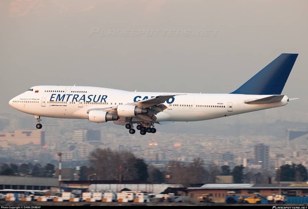 Conviasa’s first Boeing 747 freighter arrives in Venezuela