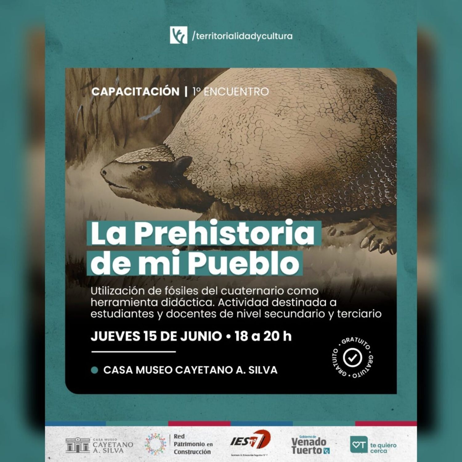 Venado Tuerto: llega el primer encuentro de la capacitación “Prehistoria de mi pueblo” 