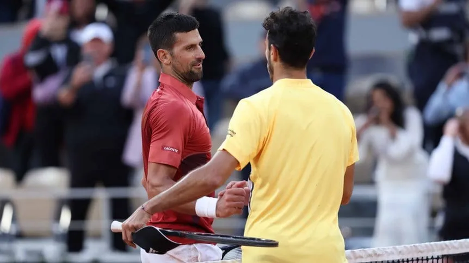 Francisco Cerúndolo estuvo al borde del batacazo ante Novak Djokovic