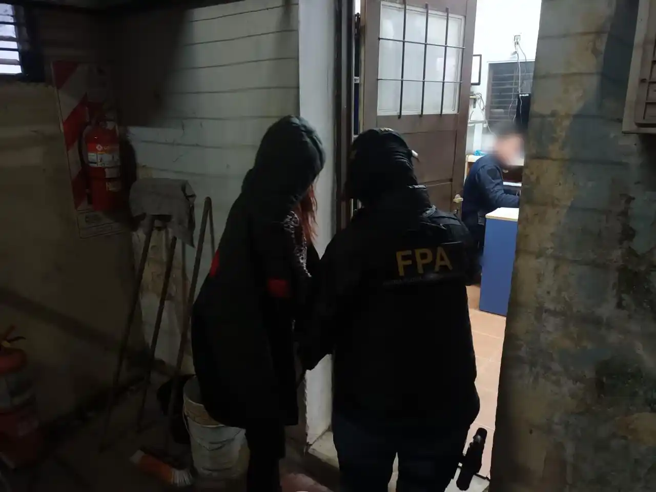 El operativo se realizó en una casa de calle Profesor Majoan Garay al 1400.