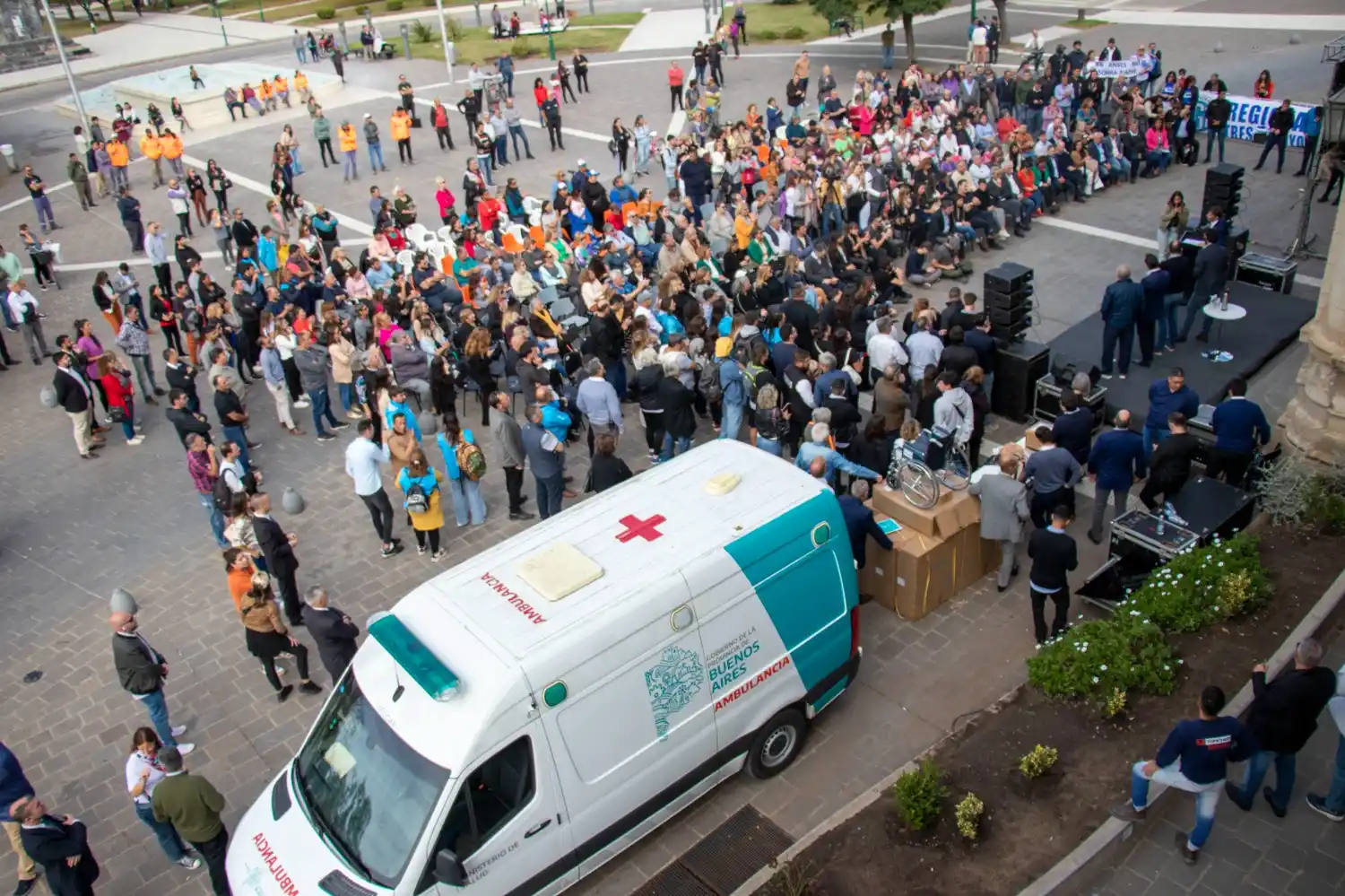 La Municipalidad gestionó una ambulancia nueva para Orense