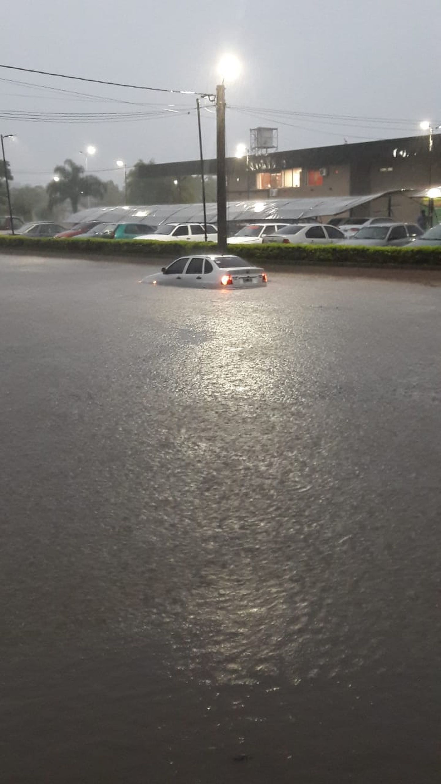 El temporal sigue azotando la ciudad de Gualeguay