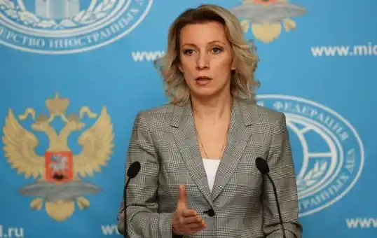María Zajárova, portavoz del Ministerio de Exteriores ruso.