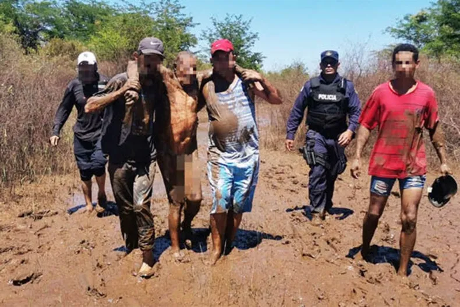Río Uruguay: un pescador estuvo más de 24 horas enterrado en el barro