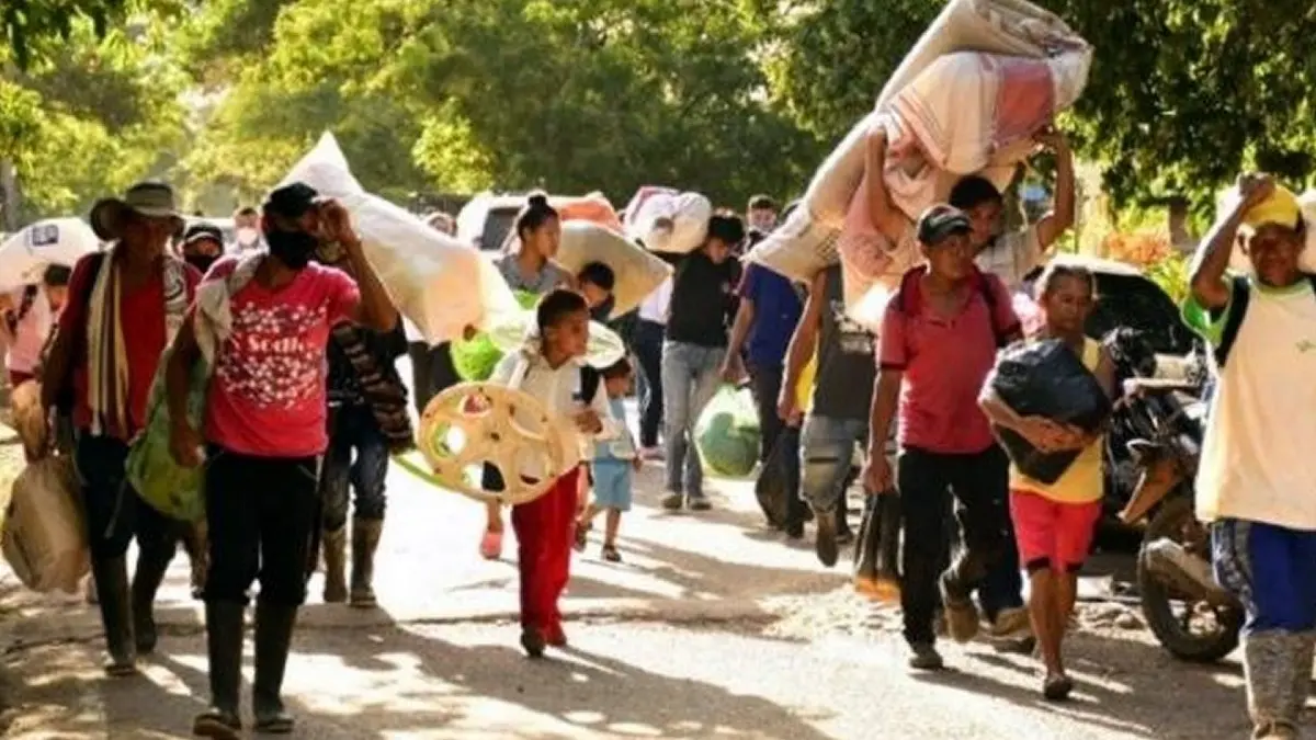 Gobierno activa «OPERATIVO ESPECIAL» para atender a desplazados colombianos por la «VIOLENCIA ARMADA»